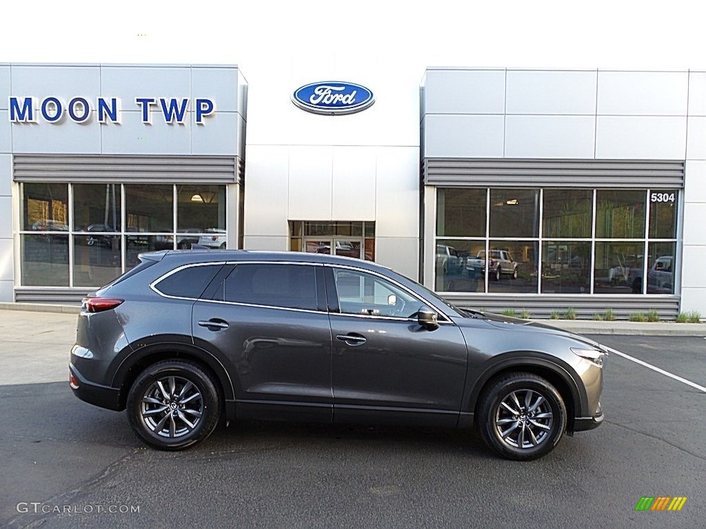 2021 CX-9 Touring AWD - Machine Gray Metallic / Black photo #1