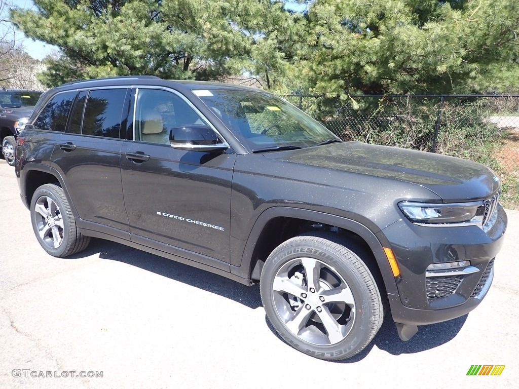 Rocky Mountain Pearl 2023 Jeep Grand Cherokee 4XE Exterior Photo #145933835