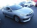 2018 Lunar Silver Metallic Honda Civic LX Sedan  photo #4