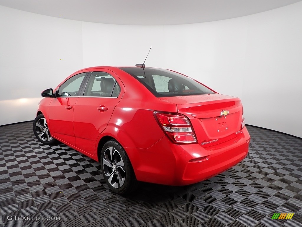 2017 Sonic Premier Sedan - Red Hot / Jet Black/Dark Titanium photo #5