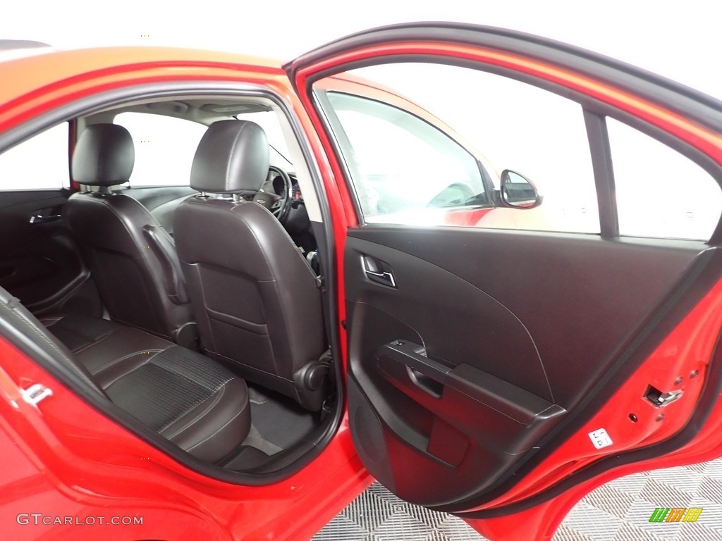 2017 Sonic Premier Sedan - Red Hot / Jet Black/Dark Titanium photo #24
