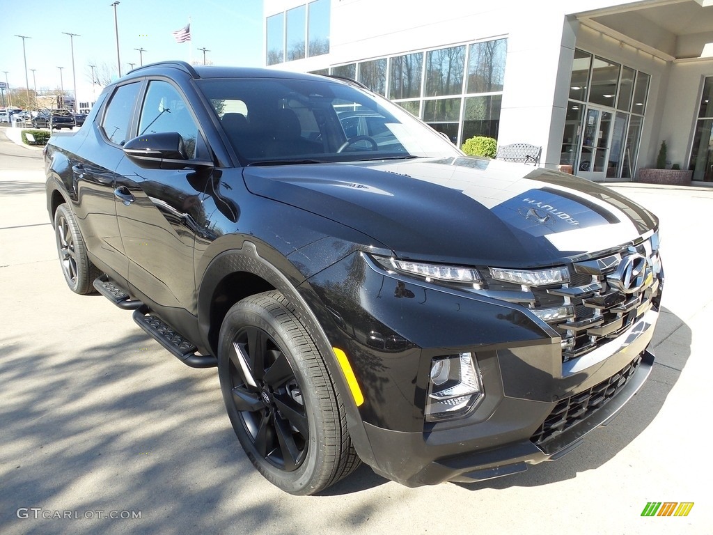 2023 Santa Cruz Night Edition AWD - Phantom Black / Black photo #9