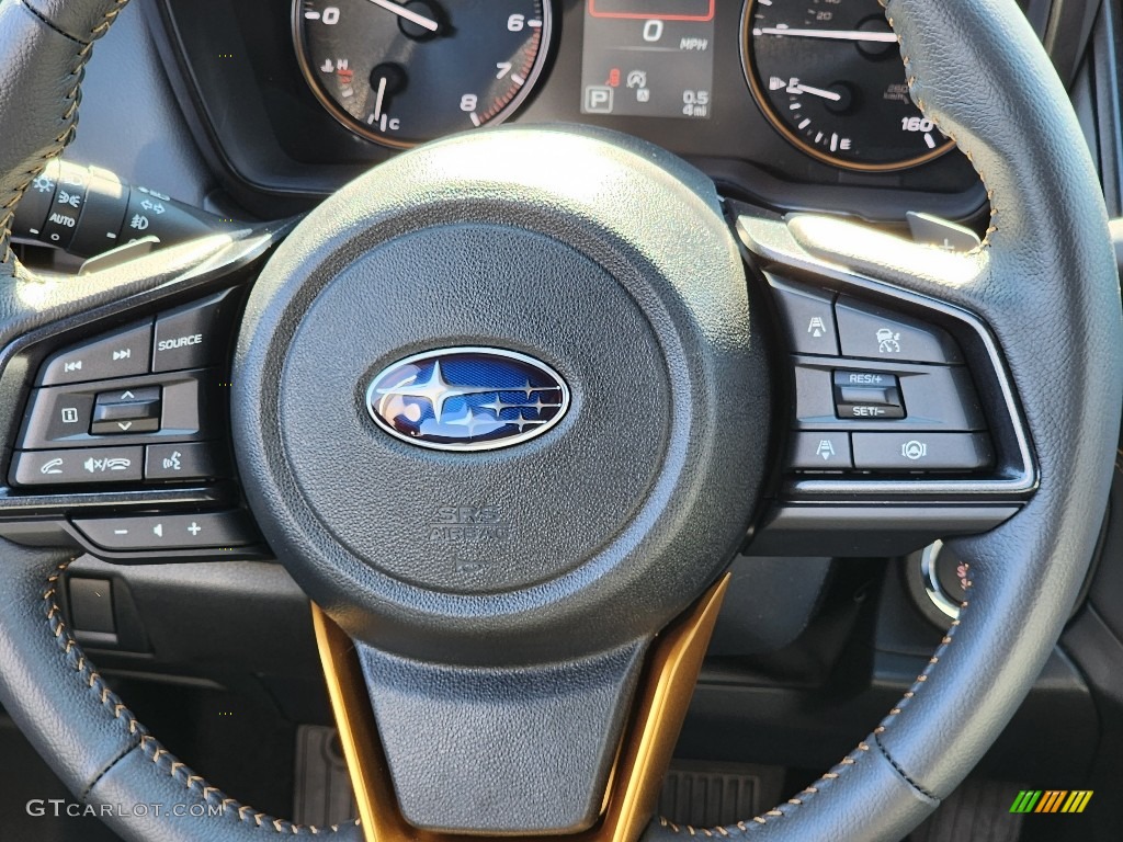 2023 Subaru Outback Wilderness Titanium Gray Steering Wheel Photo #145935206