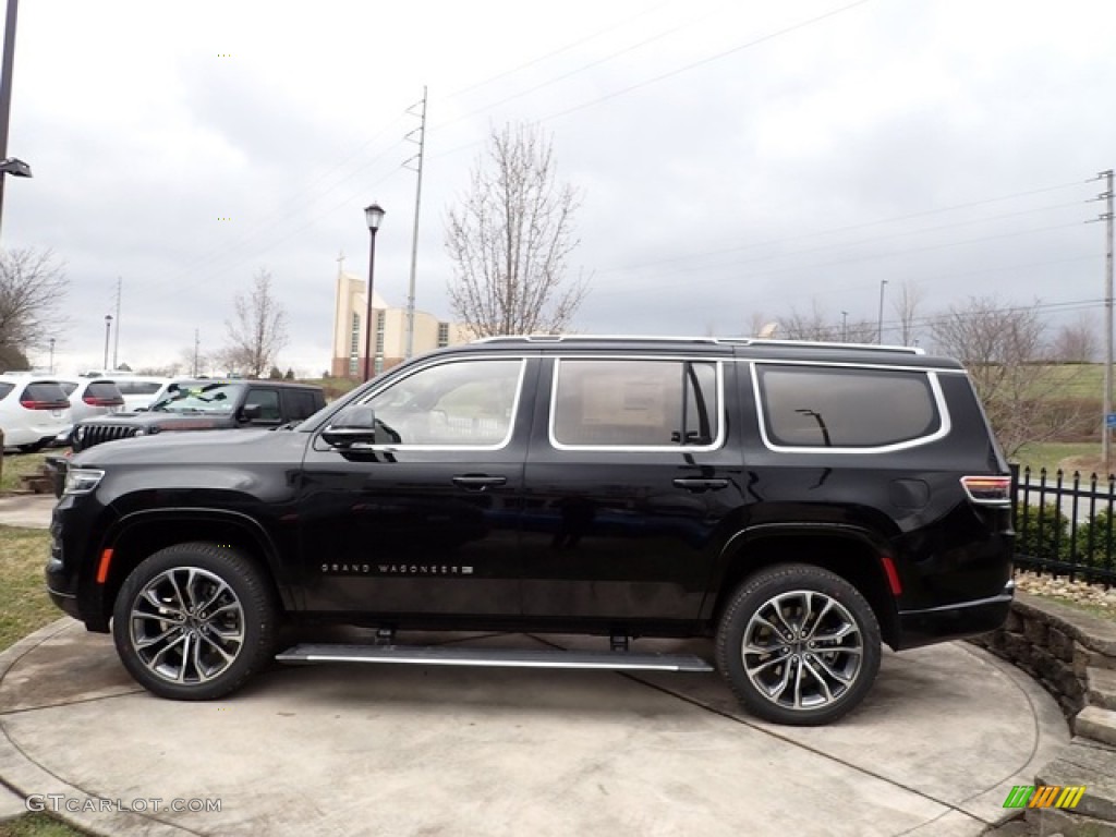 Diamond Black Crystal Pearl 2023 Jeep Grand Wagoneer Series III 4x4 Exterior Photo #145935425