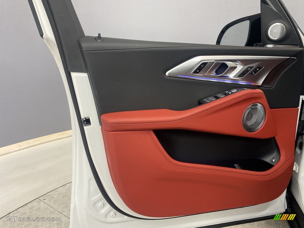2023 BMW XM Standard XM Model Sakhir Orange/Black Door Panel Photo #145936325