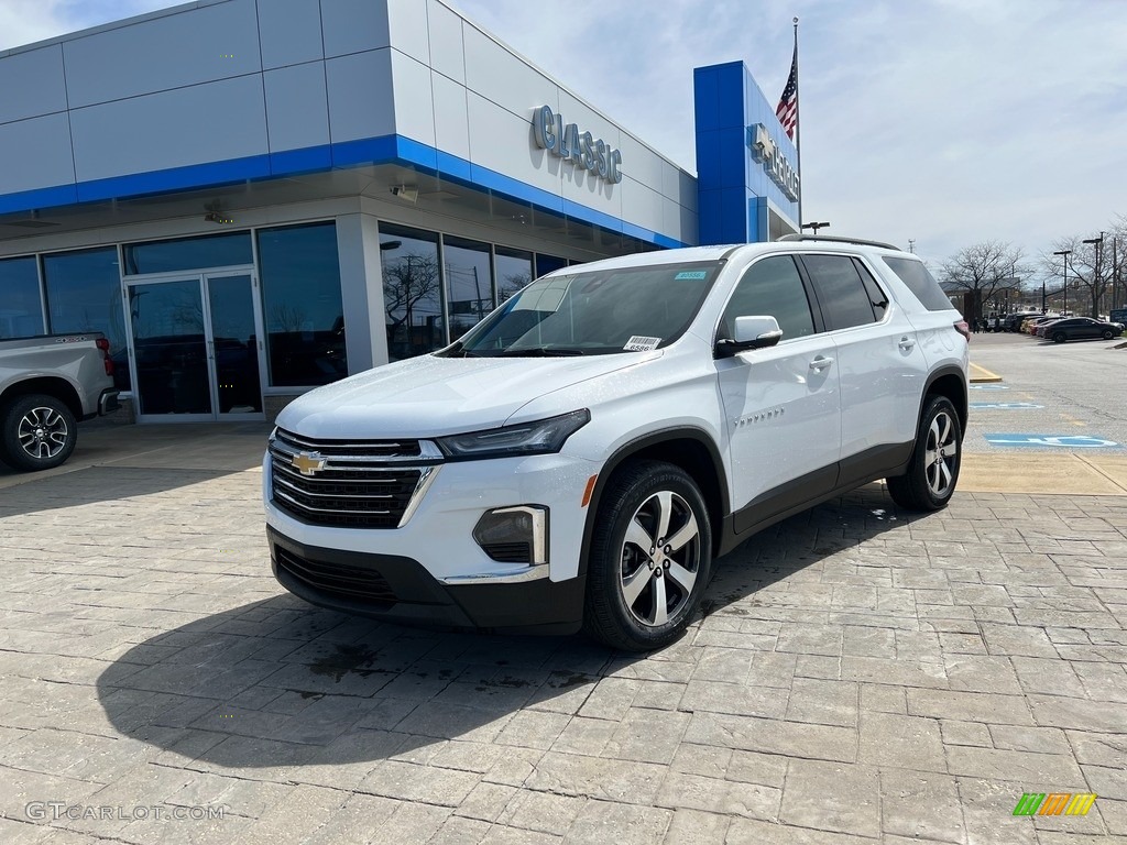 2023 Traverse LT AWD - Summit White / Jet Black/Chai photo #2