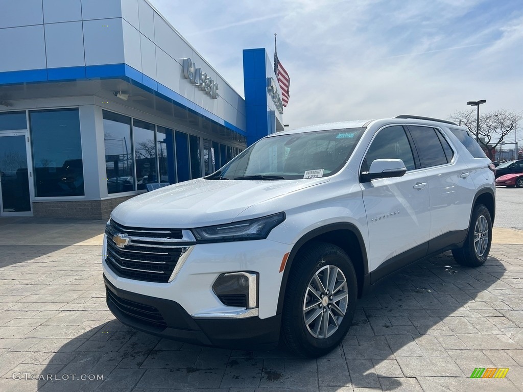 2023 Traverse LT - Iridescent Pearl Tricoat / Jet Black photo #2