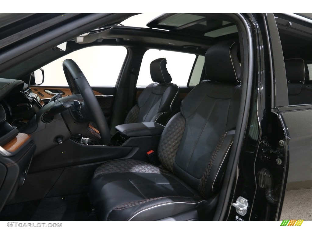 Global Black Interior 2022 Jeep Grand Cherokee L Summit Reserve 4x4 Photo #145937614