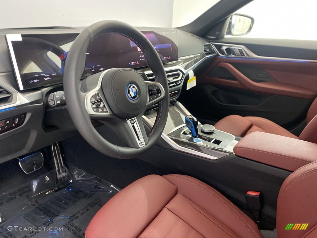 Tacora Red Interior 2023 BMW i4 Series M50 Photo #145938263