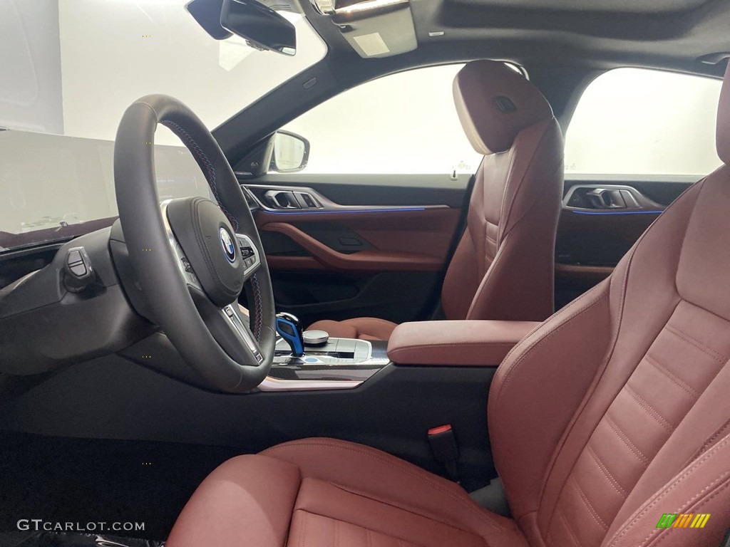 Tacora Red Interior 2023 BMW i4 Series M50 Photo #145938296