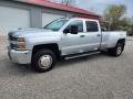 2018 Silver Ice Metallic Chevrolet Silverado 3500HD Work Truck Crew Cab 4x4  photo #3