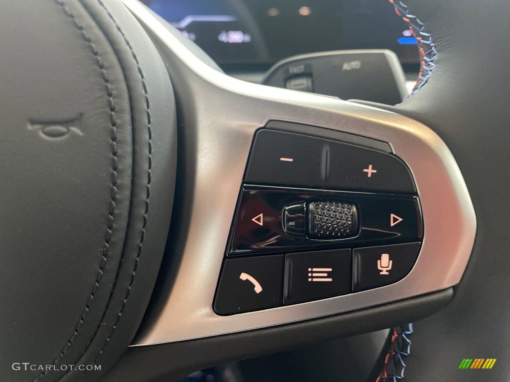 2023 BMW i4 Series M50 Tacora Red Steering Wheel Photo #145938383