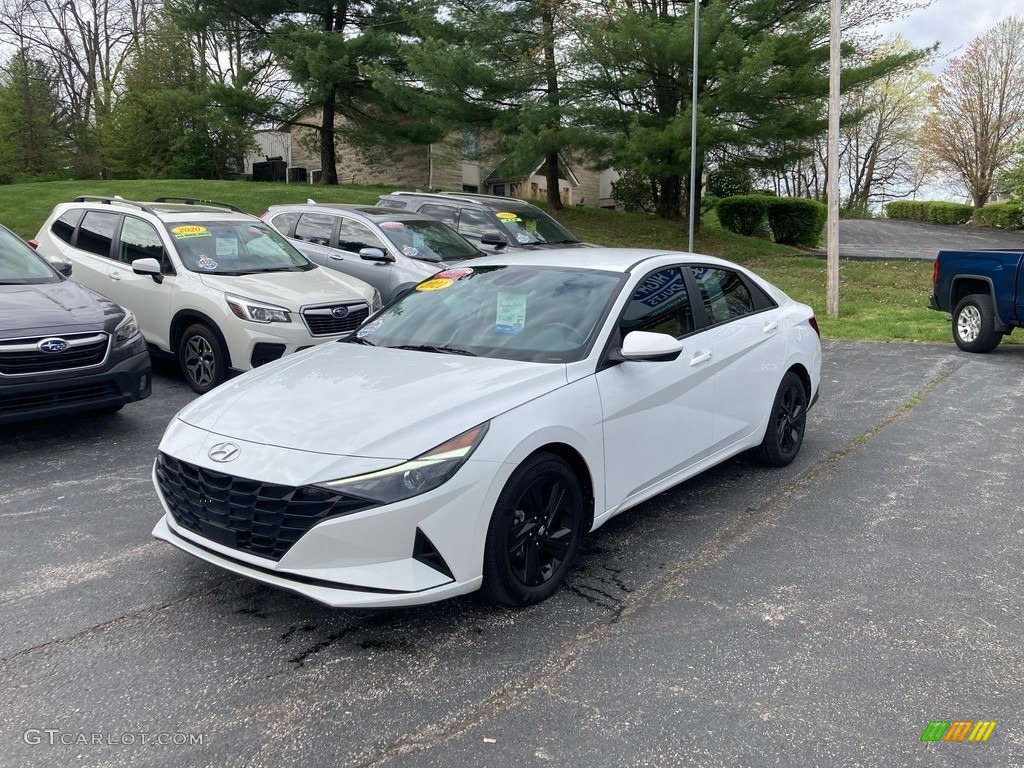 2021 Elantra SEL - Quartz White / Black photo #2