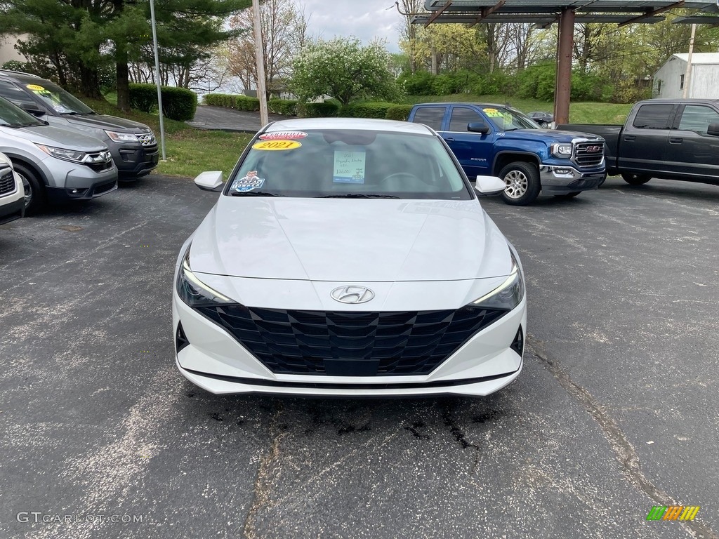 2021 Elantra SEL - Quartz White / Black photo #8