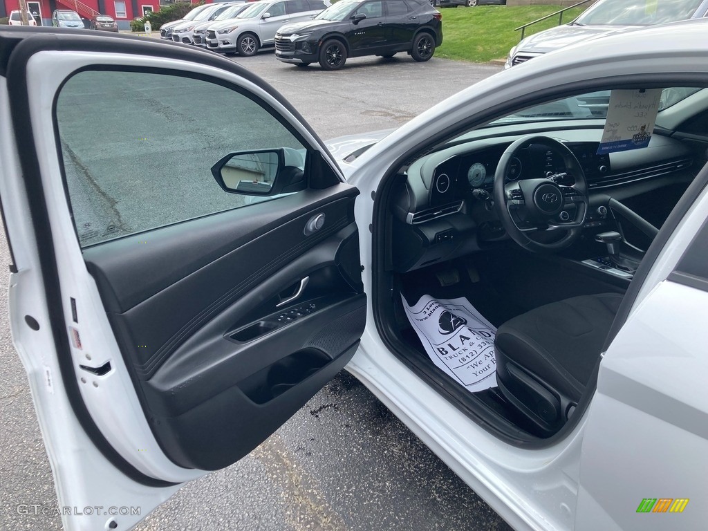 2021 Elantra SEL - Quartz White / Black photo #9