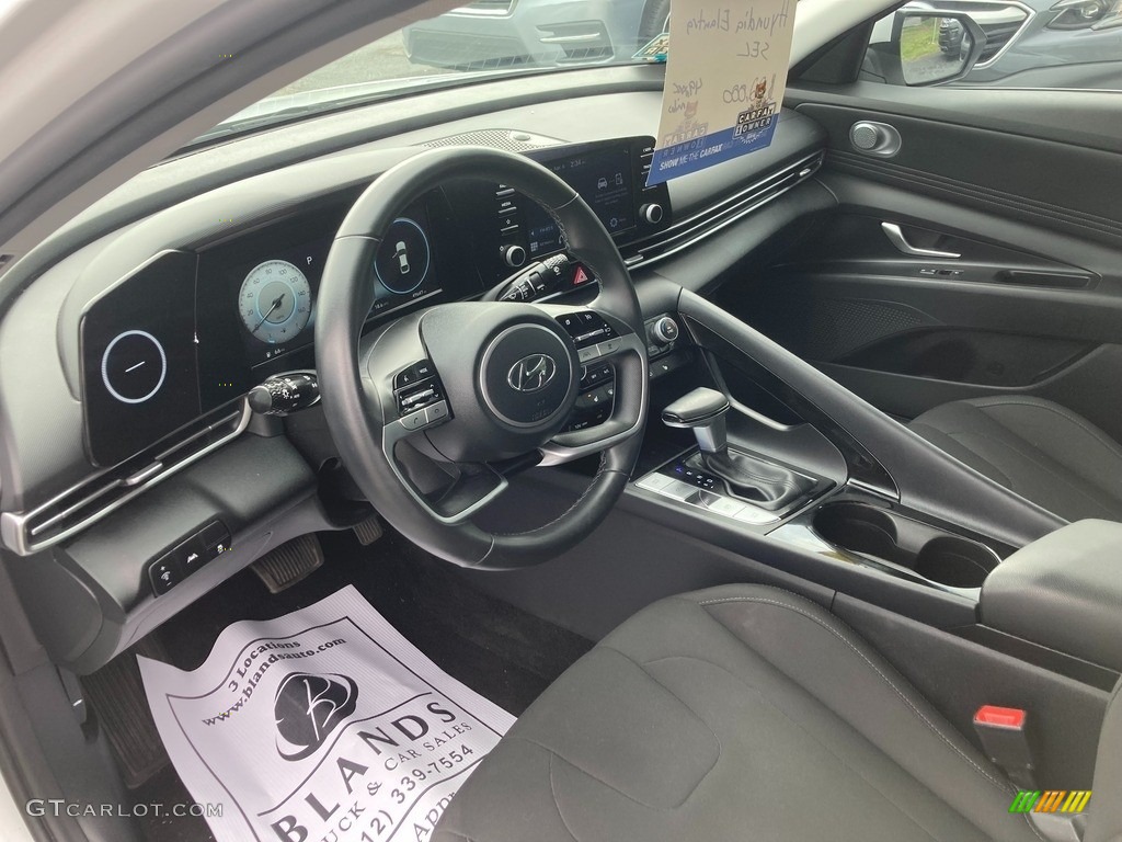 2021 Elantra SEL - Quartz White / Black photo #11