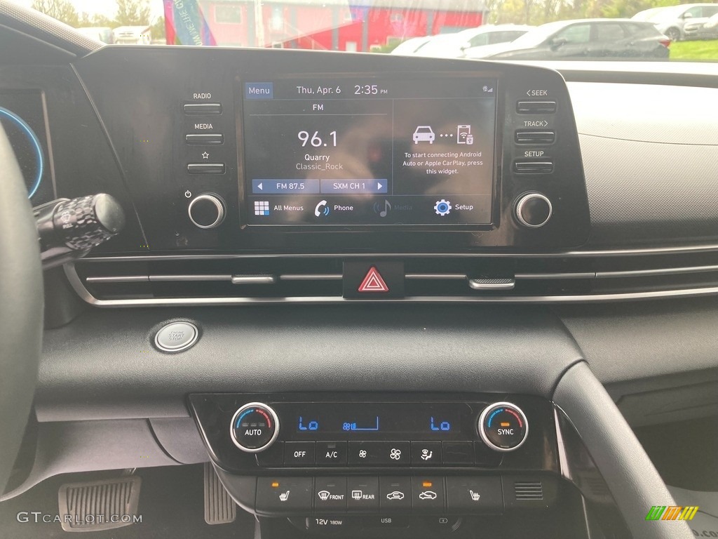 2021 Elantra SEL - Quartz White / Black photo #24