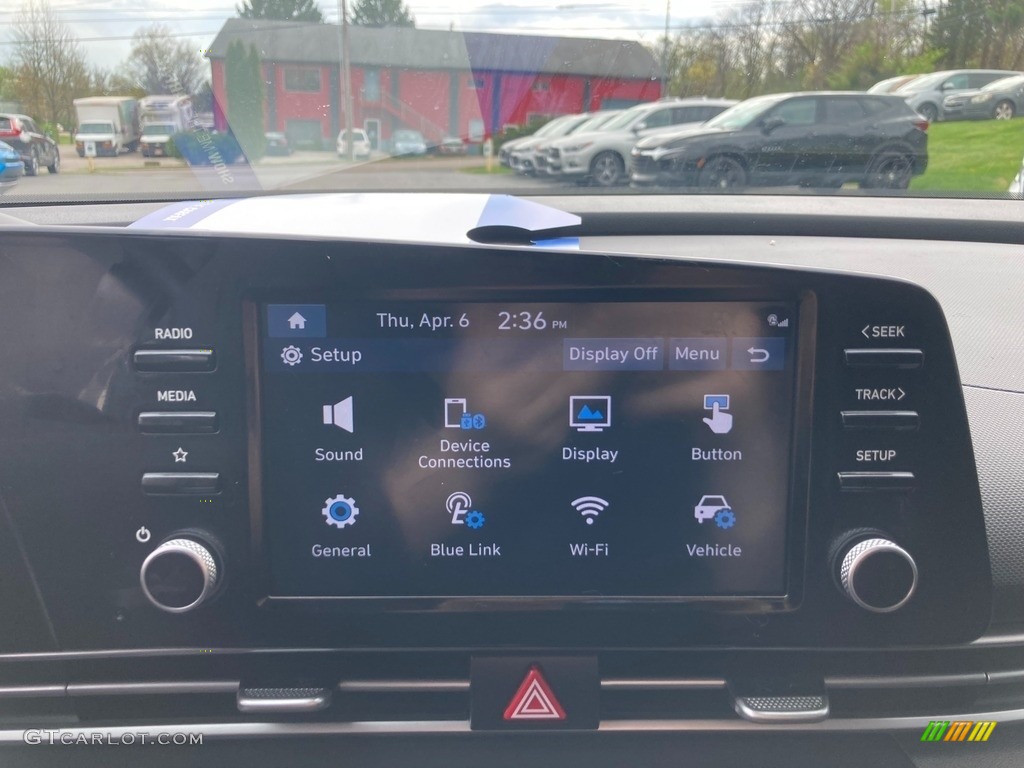 2021 Elantra SEL - Quartz White / Black photo #27