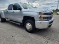 2018 Silver Ice Metallic Chevrolet Silverado 3500HD Work Truck Crew Cab 4x4  photo #28