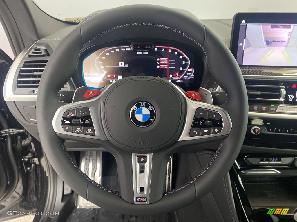 2023 BMW X4 M Standard X4 M Model Black Steering Wheel Photo #145939136