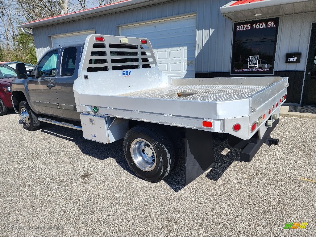 2007 Silverado 3500HD LT Extended Cab 4x4 Dually - Graystone Metallic / Light Titanium/Ebony photo #5
