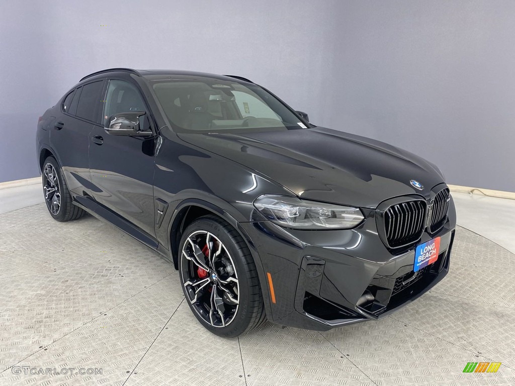 Black Sapphire Metallic 2023 BMW X4 M Standard X4 M Model Exterior Photo #145939469