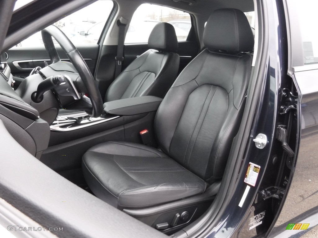 Black Interior 2020 Hyundai Sonata Limited Hybrid Photo #145940612