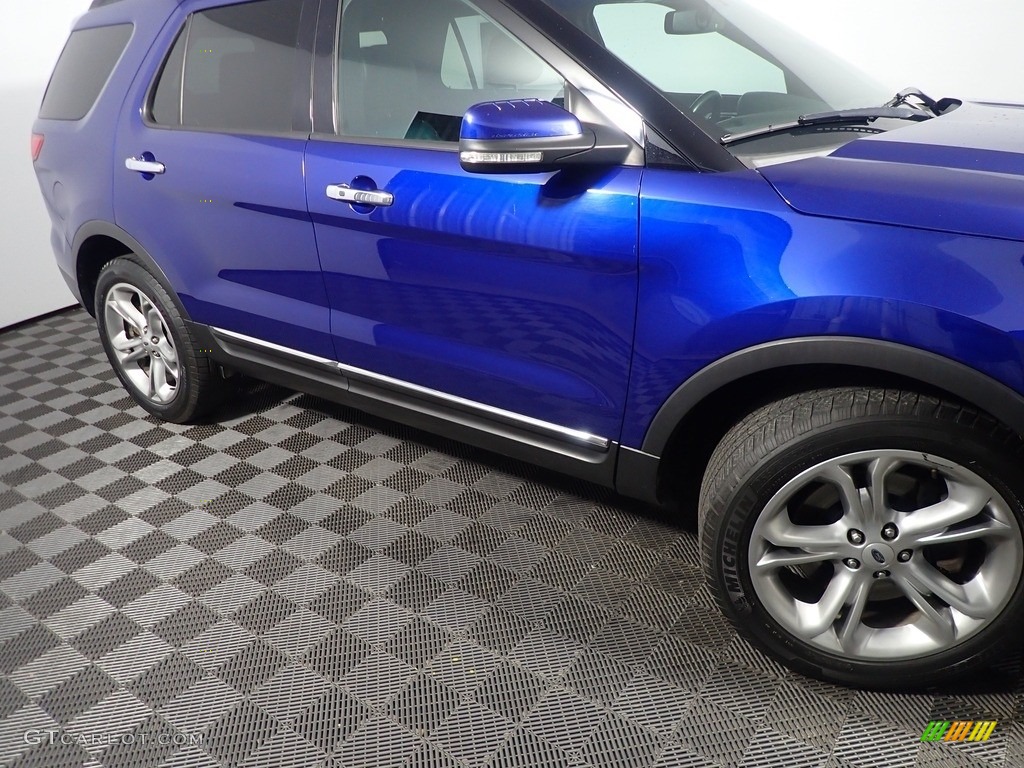 2015 Explorer Limited 4WD - Deep Impact Blue / Charcoal Black photo #5
