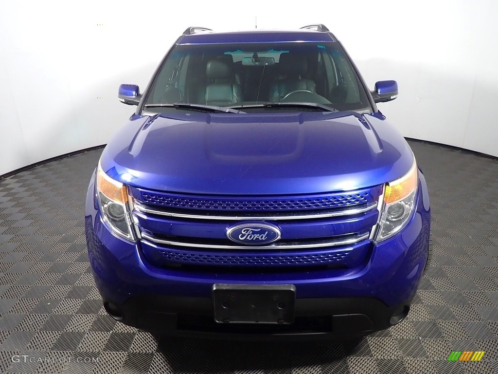 2015 Explorer Limited 4WD - Deep Impact Blue / Charcoal Black photo #6