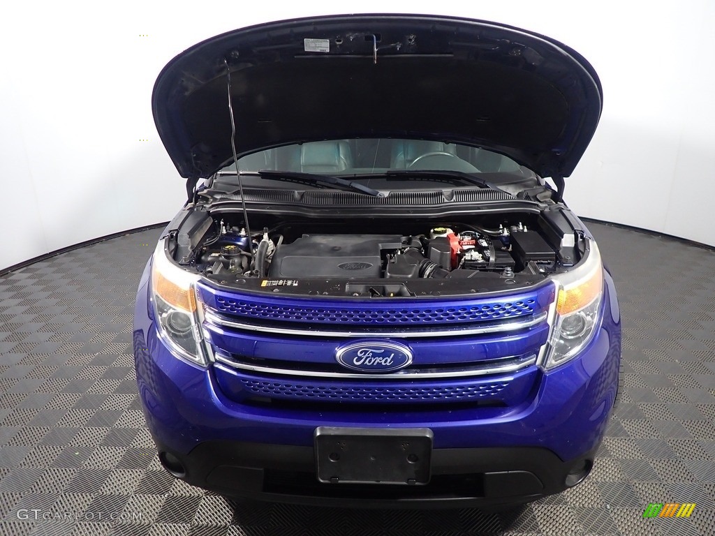 2015 Explorer Limited 4WD - Deep Impact Blue / Charcoal Black photo #7