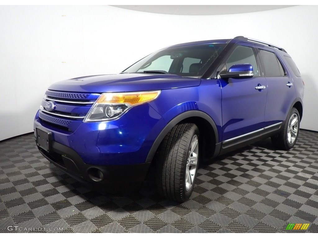2015 Explorer Limited 4WD - Deep Impact Blue / Charcoal Black photo #9