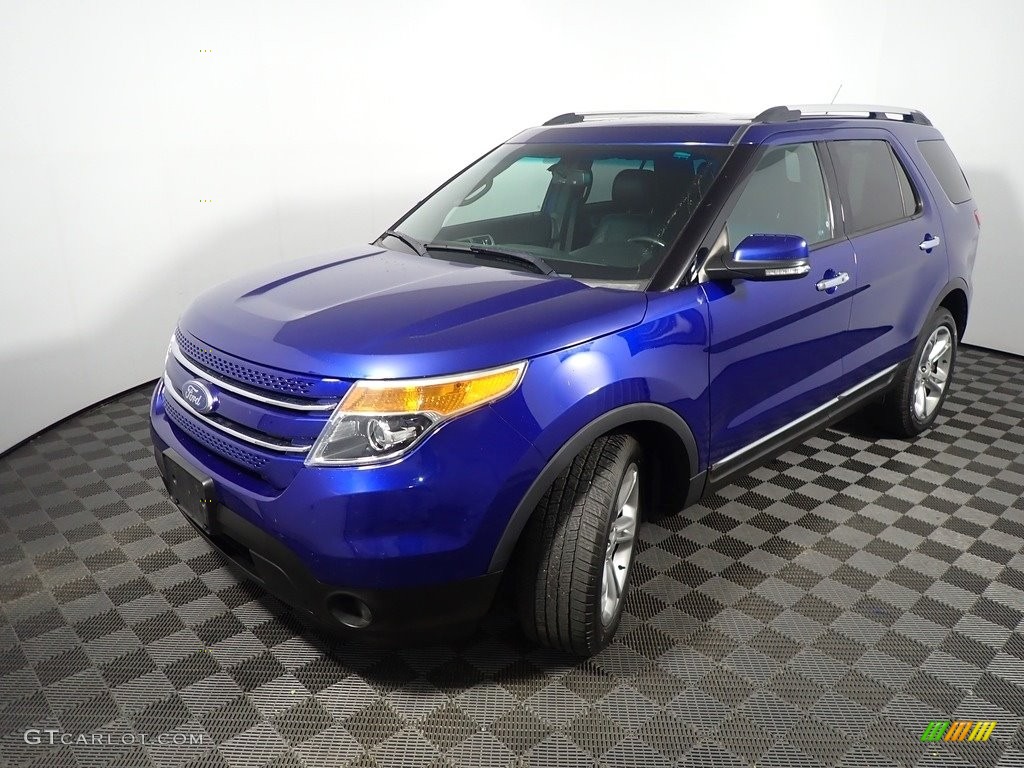 2015 Explorer Limited 4WD - Deep Impact Blue / Charcoal Black photo #10