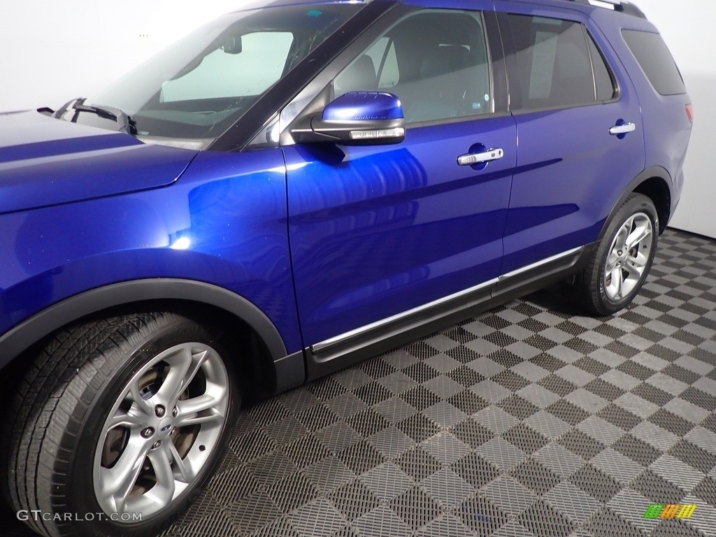 2015 Explorer Limited 4WD - Deep Impact Blue / Charcoal Black photo #11