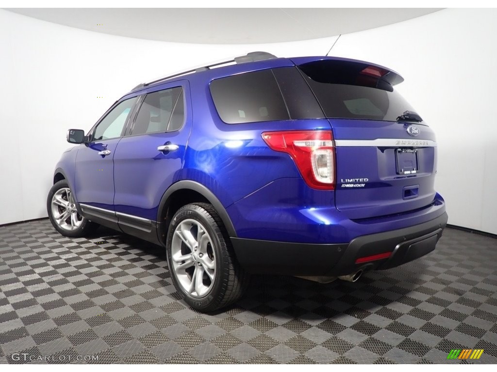2015 Explorer Limited 4WD - Deep Impact Blue / Charcoal Black photo #12