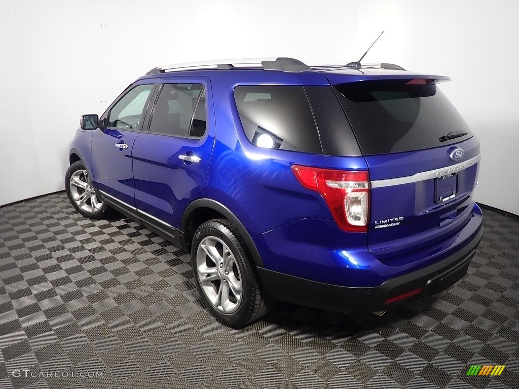 2015 Explorer Limited 4WD - Deep Impact Blue / Charcoal Black photo #13
