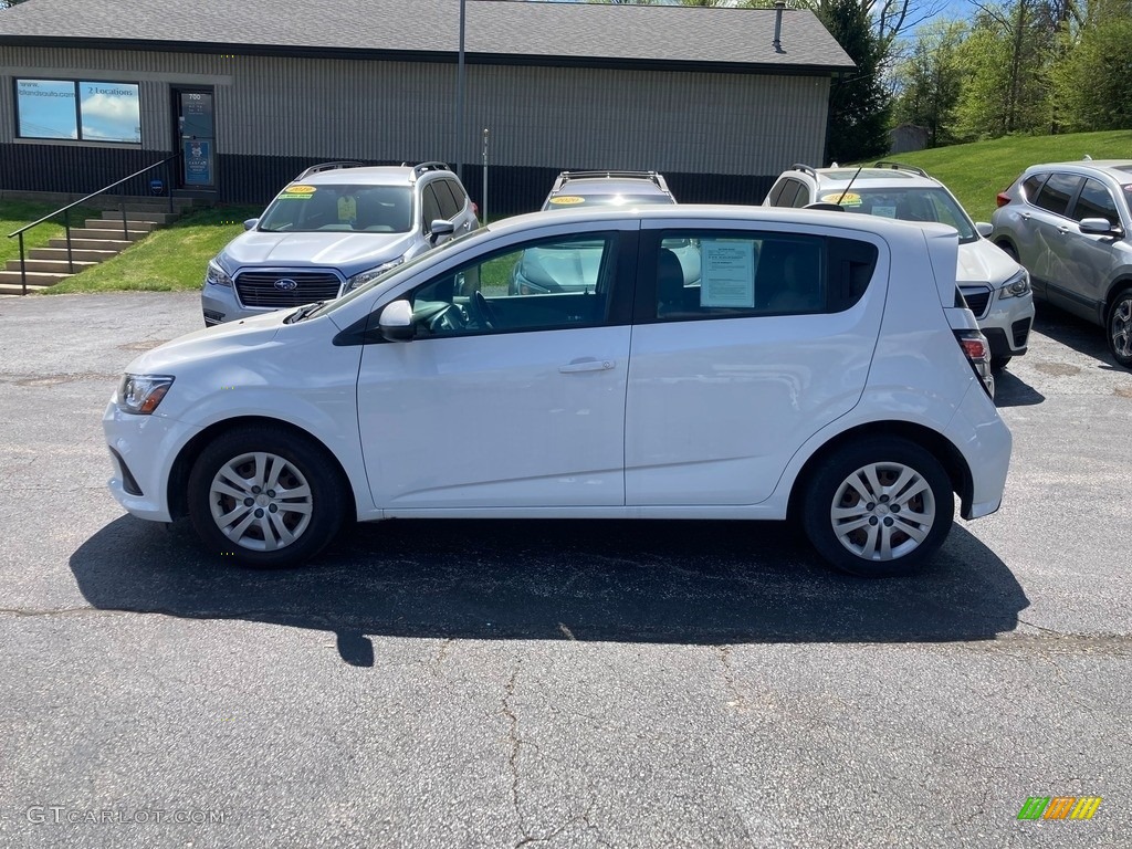 2017 Sonic LT Hatchback - Summit White / Jet Black/Dark Titanium photo #1