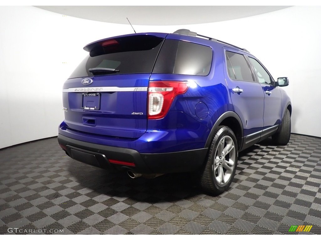 2015 Explorer Limited 4WD - Deep Impact Blue / Charcoal Black photo #17