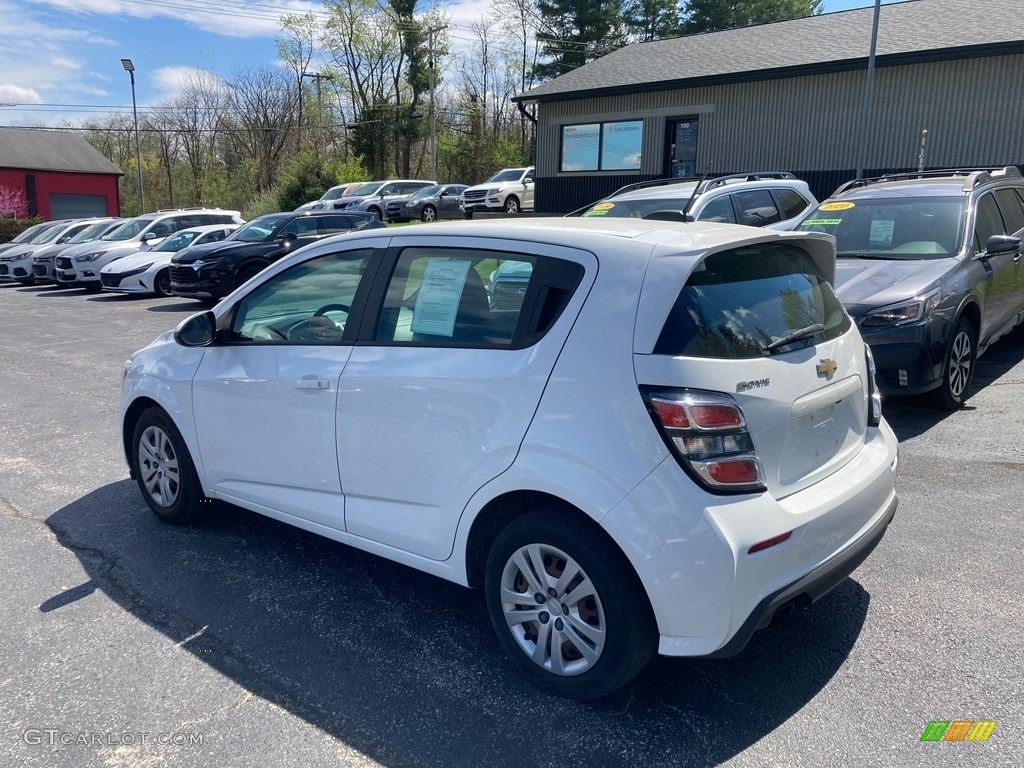 2017 Sonic LT Hatchback - Summit White / Jet Black/Dark Titanium photo #3