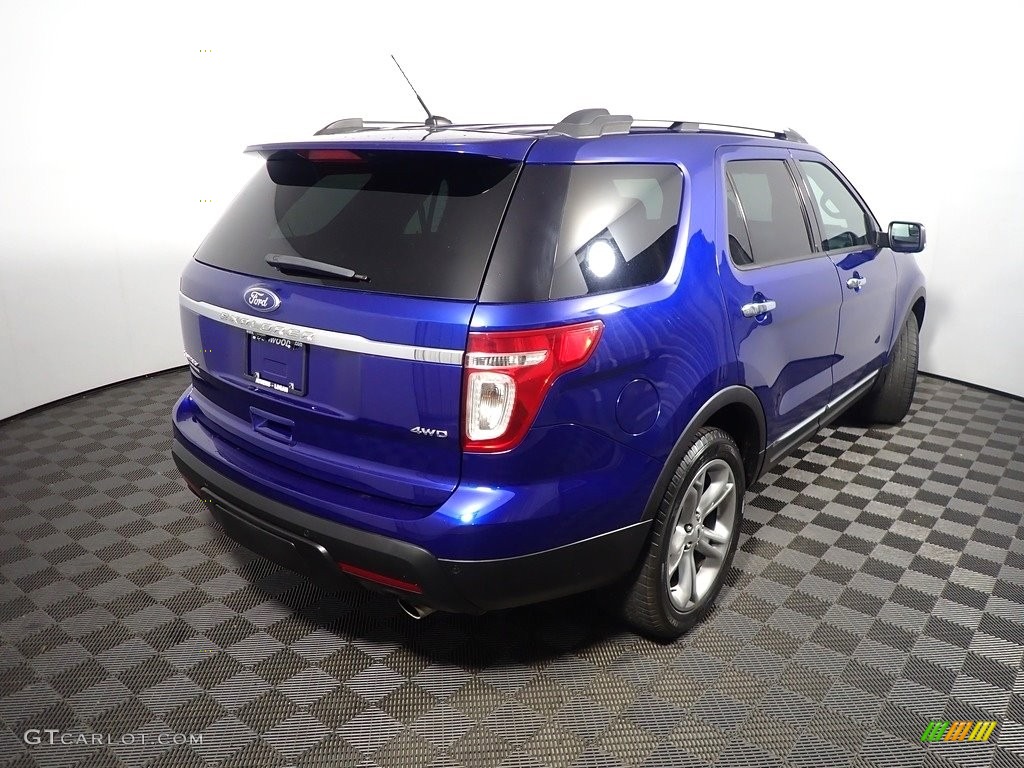 2015 Explorer Limited 4WD - Deep Impact Blue / Charcoal Black photo #18