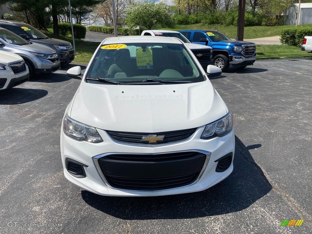 2017 Sonic LT Hatchback - Summit White / Jet Black/Dark Titanium photo #9