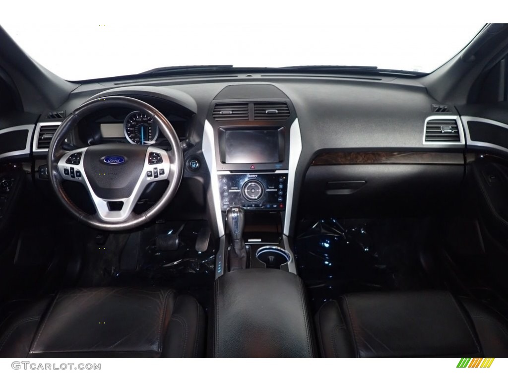 2015 Explorer Limited 4WD - Deep Impact Blue / Charcoal Black photo #24
