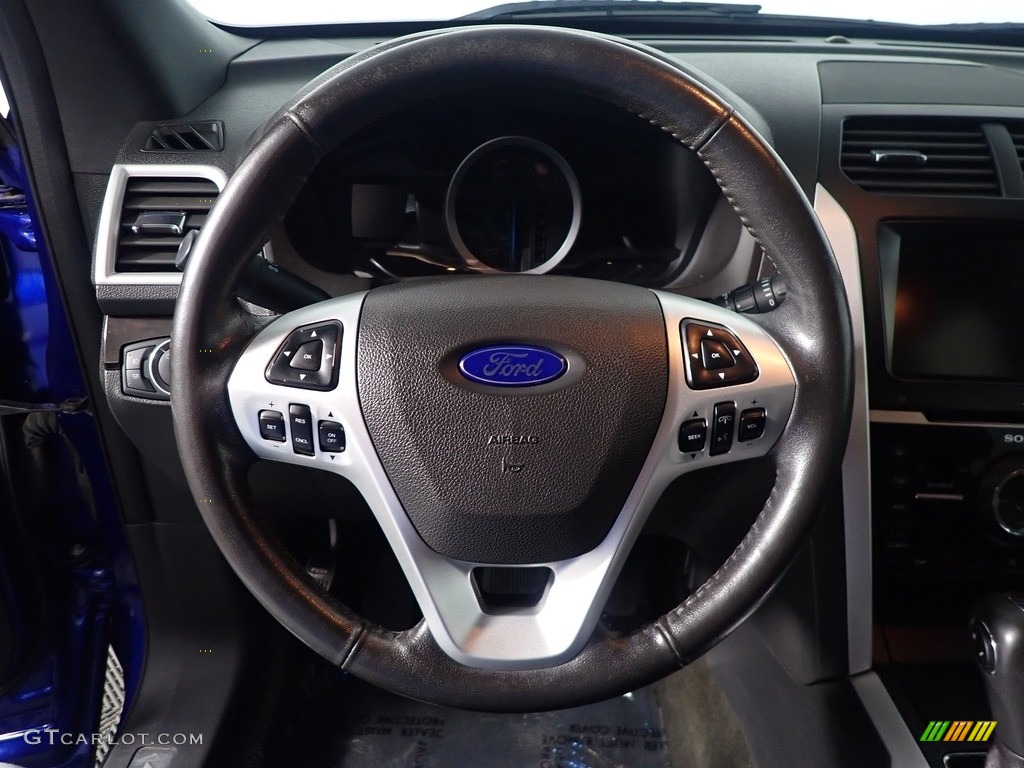2015 Explorer Limited 4WD - Deep Impact Blue / Charcoal Black photo #27