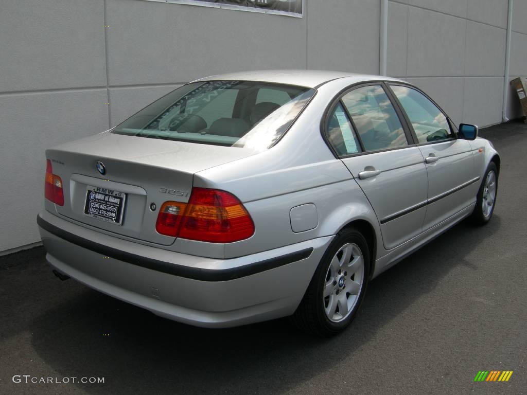 2003 3 Series 325i Sedan - Titanium Silver Metallic / Grey photo #17