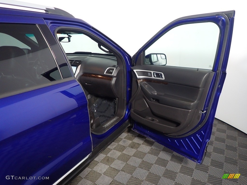 2015 Explorer Limited 4WD - Deep Impact Blue / Charcoal Black photo #38