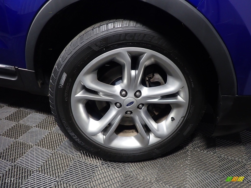 2015 Explorer Limited 4WD - Deep Impact Blue / Charcoal Black photo #41