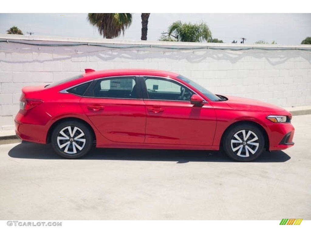 Rallye Red 2023 Honda Civic LX Exterior Photo #145943219