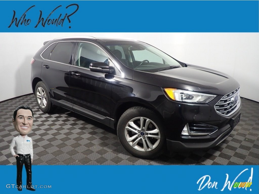 2019 Edge SEL AWD - Agate Black / Ebony photo #1