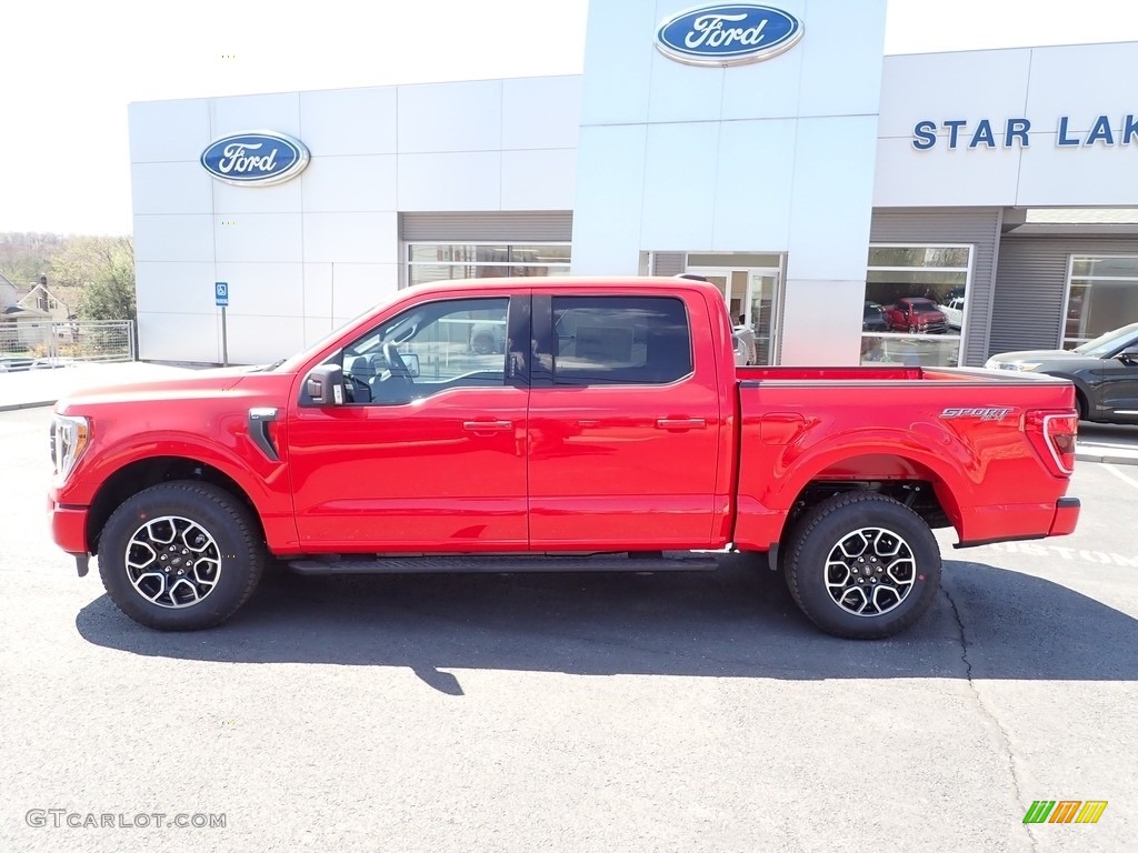 2023 F150 XLT SuperCrew 4x4 - Race Red / Black photo #2