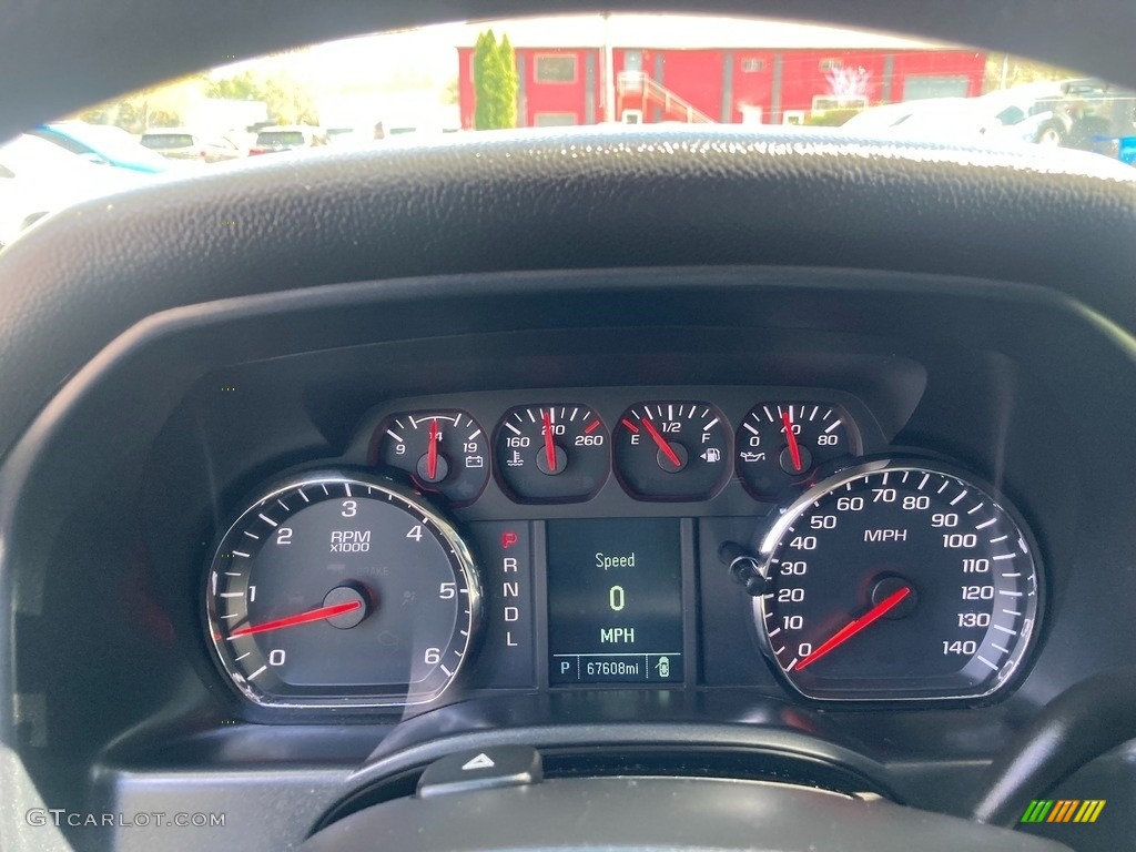 2018 Chevrolet Silverado 1500 WT Regular Cab Gauges Photo #145943561