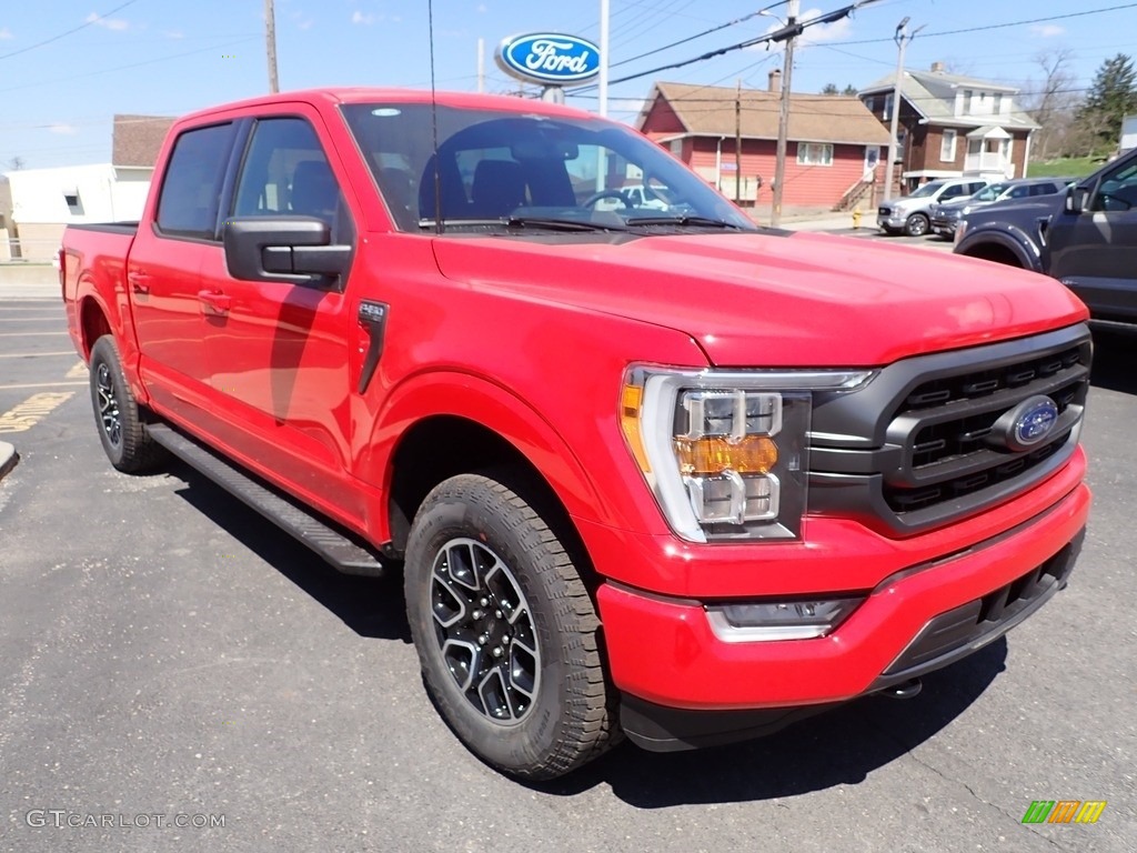 Race Red 2023 Ford F150 XLT SuperCrew 4x4 Exterior Photo #145943609